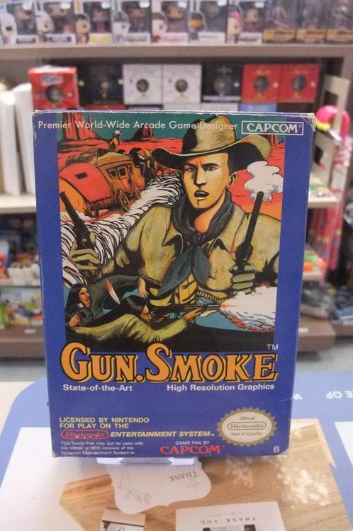 gun.smoke nes, Games en Spelcomputers, Games | Nintendo NES, Gebruikt, Shooter, Vanaf 12 jaar, Ophalen of Verzenden