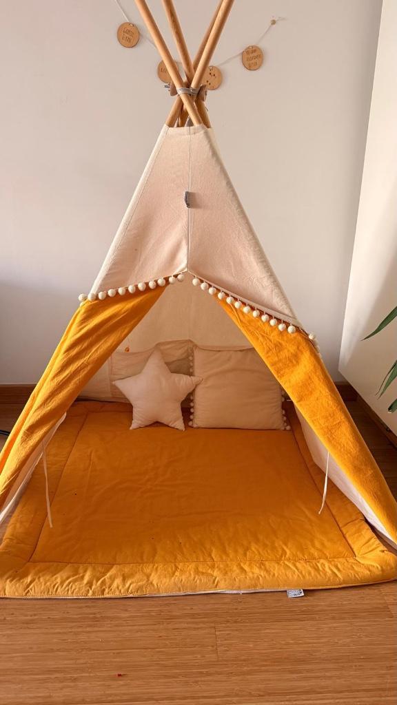 Stijlvolle handgemaakte tipi & accessoires - Sowka, Kinderen en Baby's, Speelgoed | Speeltenten, Zo goed als nieuw, Ophalen