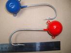 300 gram's Fire balls met haak 10/0, 11/0 of 12/0, Watersport en Boten, Hengelsport | Zeevissen, Ophalen of Verzenden, Nieuw, Dobber of Lood