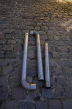 4 buizen, en twee bochten, Ophalen, Overige materialen, Gebruikt, 80 mm of meer