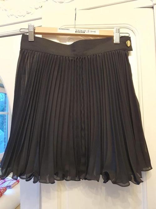 C'est comme ça dames rok plissé transparant zwart kort 36, Kleding | Dames, Rokken, Zwart, Ophalen of Verzenden