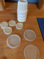 tupperware diplomat / bavarois kommetjes, Huis en Inrichting, Ophalen of Verzenden, Zo goed als nieuw, Wit, Overige typen