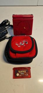 GBA SP Groudon Pack, Consoles de jeu & Jeux vidéo, Consoles de jeu | Nintendo Game Boy, Enlèvement ou Envoi, Utilisé, Game Boy Advance SP