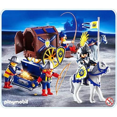 Playmobil King's Knights avec transport de trésors - Set 331, Enfants & Bébés, Jouets | Playmobil, Comme neuf, Ensemble complet