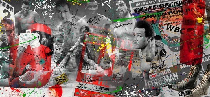 Vossie Origineel The Legends, Antiek en Kunst, Kunst | Schilderijen | Modern, Ophalen of Verzenden