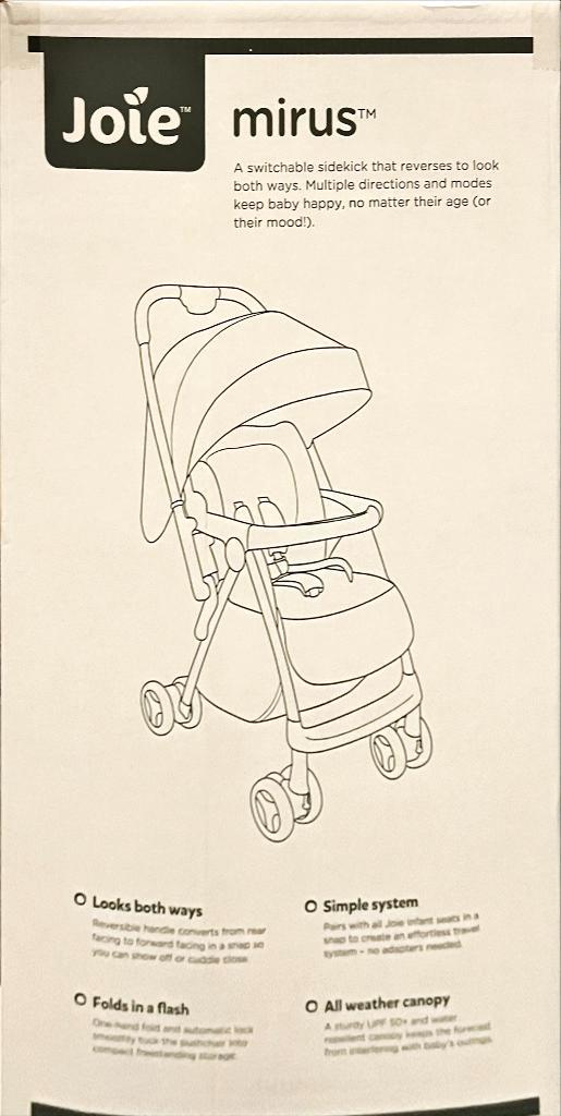 Poussette Mirus Ember/Brand Joie, Enfants & Bébés, Poussettes & Combinaisons, Neuf, Poussette, Autres marques, Enlèvement ou Envoi