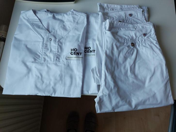 kledij/uniform student ergotherapie HoGent, Kleding | Heren, Overige Herenkleding, Zo goed als nieuw, Ophalen