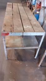 Werkbank metalen frame., Ophalen, Gebruikt
