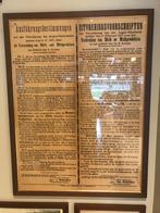 Affiche wo1, Verzamelen, Ophalen of Verzenden