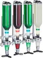 Drankdispenser voor 4 flessen GRATIS LEVERING, Huis en Inrichting, Verzenden, Nieuw, Minder dan 5 flessen, Metaal
