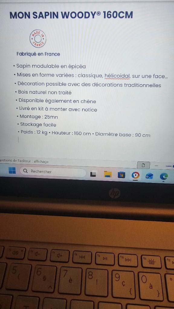 sapin de noel en bois, Divers, Noël, Neuf, Enlèvement ou Envoi