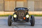 Oldtimer Ford model A roadster Hot Rod HIGHBOY, 4 zetels, Zwart, Cabriolet, Handgeschakeld