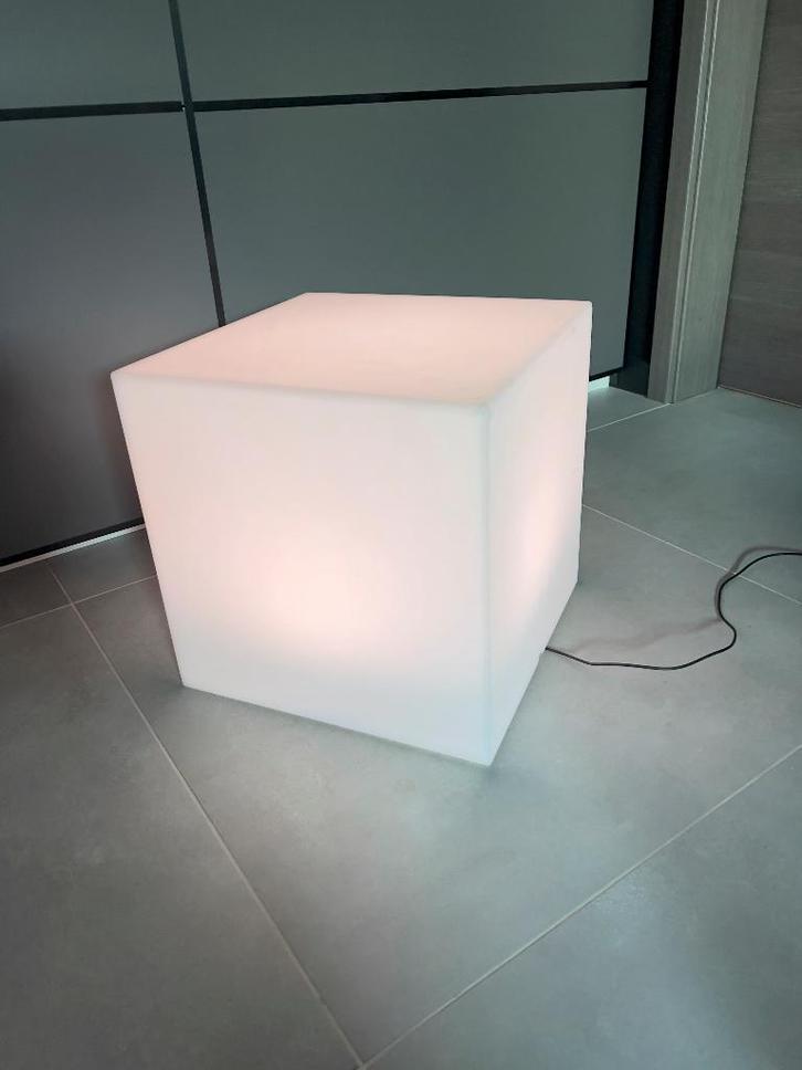 Cube Lumineux Sans Fil Led Lumisky Multicolore H40cm, Huis en Inrichting, Lampen | Wandlampen, Zo goed als nieuw, Kunststof, Ophalen