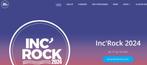 IncRock Festival, Tickets & Billets, Événements & Festivals, Deux personnes
