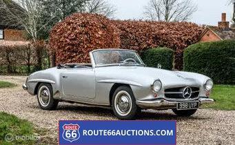 Mercedes-Benz 190SL | 1960 | Route 66 Auctions, Auto's, Oldtimers, Bedrijf, Te koop, Mercedes-Benz, Benzine, Overige carrosserie