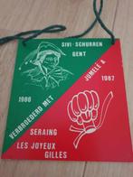 Carnaval medaille Gent - Seraing 1986 -1987, Timbres & Monnaies, Pièces & Médailles, Enlèvement ou Envoi