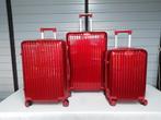 Nouveau Model Rouge 2025 Set de 3 Valises, Uitschuifbare handgreep, Hard kunststof, Nieuw, Ophalen of Verzenden
