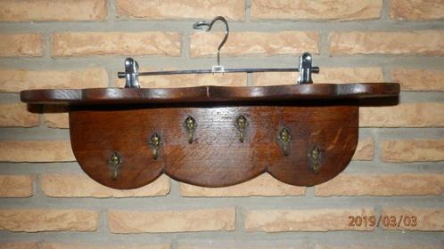(26) -petit portemanteau archelle en chene -vintage-, Huis en Inrichting, Woonaccessoires | Kapstokken, Zo goed als nieuw, Wandkapstok