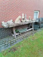 Oude Grote Werkbank Werktafel, Doe-het-zelf en Bouw, Ophalen, Gebruikt, 170 cm of meer