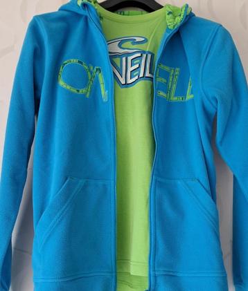 Blauwe fleece met bijpassende T-shirt O'NEILL - Maat 164 beschikbaar voor biedingen