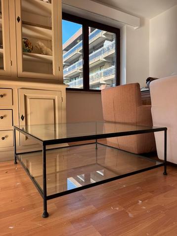 Table basse en fer forgé noir Ligne Roset, Maison & Meubles, Tables | Tables de salon, Enlèvement, Comme neuf