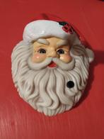 kerstdecoratie kerstman hoofd om omhoog te hangen, Diversen, Ophalen of Verzenden