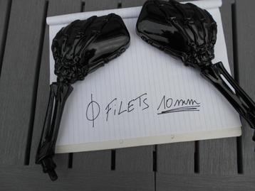 2retro noir style main squelletes diametre 10mm beschikbaar voor biedingen