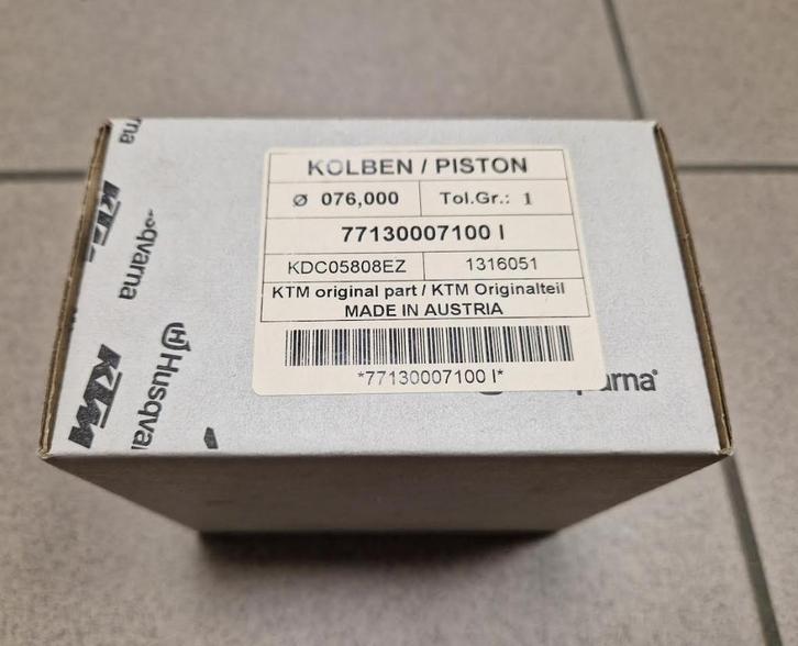 Ktm zuiger 250 sx-f 2011-2012 nieuw, Motoren, Accessoires | Overige, Nieuw, Ophalen of Verzenden