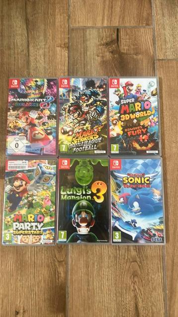 Nintendo switch games beschikbaar voor biedingen