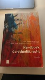 Handboek gerechtelijk recht (vijfde editie) - paperback, Jean Laenens; Dirk Scheers, Zo goed als nieuw, Hogeschool, Ophalen