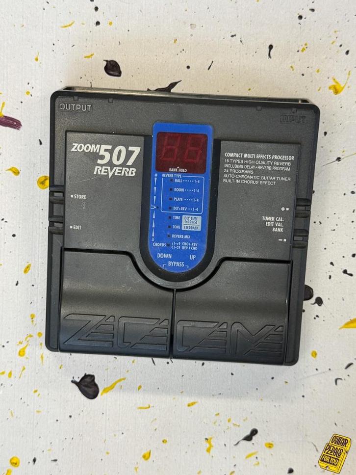 3 YR Deal - Zoom 507 Reverb, Muziek en Instrumenten, Effecten, Gebruikt, Reverb, Ophalen of Verzenden