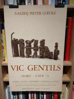 Vic Gentils - Affiche Galerij Pieter Coecke 1974, Ophalen of Verzenden, Zo goed als nieuw