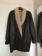Veste mi-longue chaud en peau de mouton brun t.40/42, Enlèvement, Porté, Taille 38/40 (M), Brun