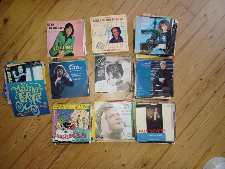 Lot Nederlandstalige 7-inch singles (195), Cd's en Dvd's, Vinyl | Nederlandstalig, Gebruikt, Levenslied of Smartlap, Overige formaten