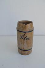 19e eeuwse steengoed Maatkan Maatbeker Kruik Kan 1 LITRE, Ophalen of Verzenden