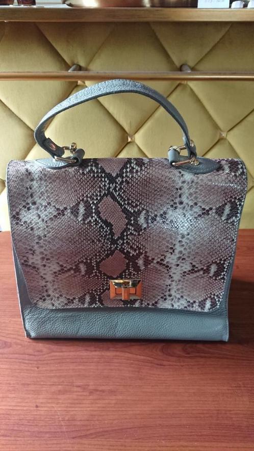 Sac à main en cuir véritable, Handtassen en Accessoires, Tassen | Damestassen, Gebruikt, Handtas, Ophalen of Verzenden