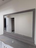 Hele mooie grote stevige spiegel met geslepen glas, Maison & Meubles, Accessoires pour la Maison | Miroirs, Comme neuf, Enlèvement