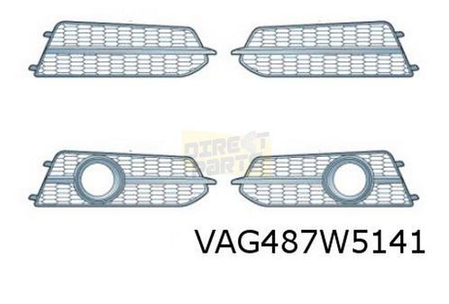 Audi A6 (3/11-5/16) voorbumpergrille Links (+ml) (BMT glansz, Auto-onderdelen, Carrosserie, Bumper, Audi, Voor, Nieuw, Verzenden