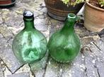 2x Dame Jeanne Wijnflessen – 10 Liter – Vintage & Decoratief, Ophalen, Zo goed als nieuw