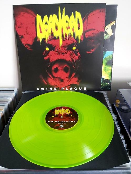 *** DEAD HEAD - Swine Plague ***, Cd's en Dvd's, Vinyl | Hardrock en Metal, Zo goed als nieuw, Ophalen of Verzenden