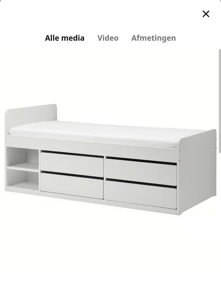 Släkt bed, Ikea., Maison & Meubles, Chambre à coucher | Lits superposés & Lits mezzanines, Enlèvement