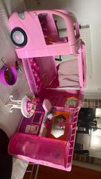 Barbie camper inclusief fiets, Kinderen en Baby's, Poppenhuis, Zo goed als nieuw, Ophalen