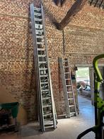 De Tubesca Platinium ladder 3x18 sporten, Doe-het-zelf en Bouw, Ladders en Trappen, Ophalen, Zo goed als nieuw, Ladder, Opvouwbaar of Inschuifbaar