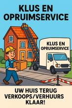 Service de nettoyage/déménagement/bricolage, Enlèvement