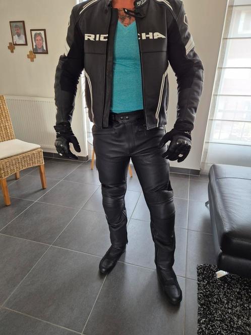 Lederen Moto pak Richa, Motoren, Kleding | Motorkleding, Handschoenen, Ophalen of Verzenden