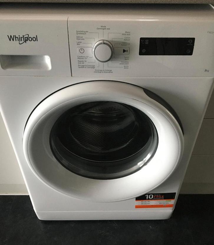 Whirlpool Wasmachine 8kg(als nieuw!!) Geen biedingen!!, Elektronische apparatuur, Wasmachines, Zo goed als nieuw, 1600 toeren of meer