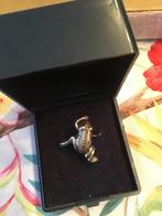 Vintage echt zilveren kikker ring origineel prachtig KOOPJE, Ophalen of Verzenden