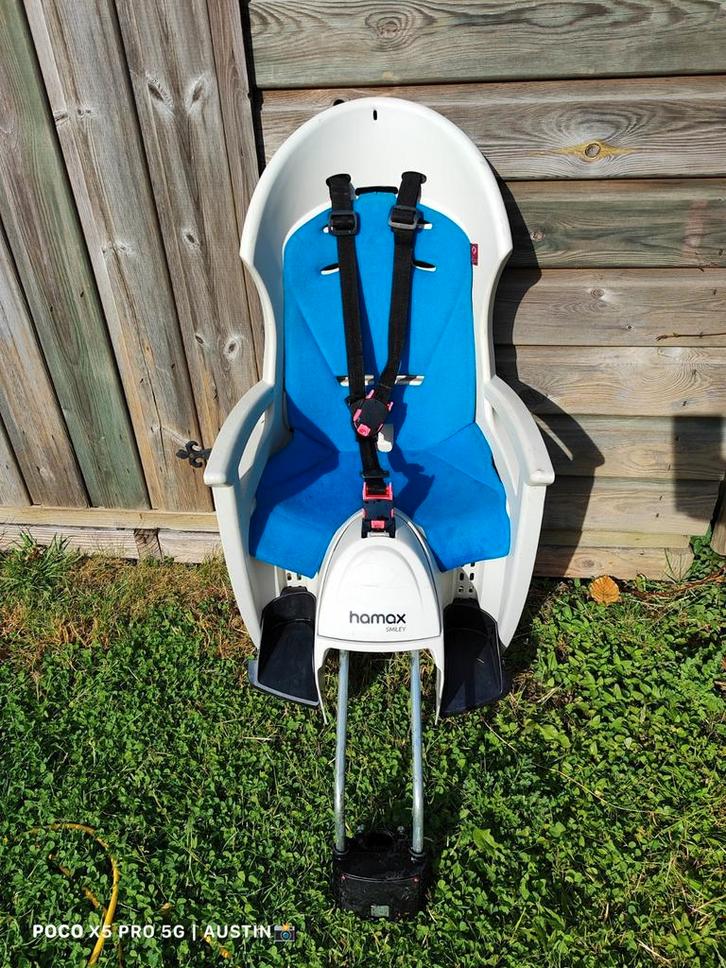 Porte-bébé vélo Hamax Smiley – sécurité & confort au top !, Vélos & Vélomoteurs, Accessoires vélo | Sièges de vélo, Comme neuf