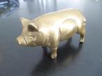 Koperen varken , decoratie pig ,dier, Antiek en Kunst, Ophalen of Verzenden, Koper