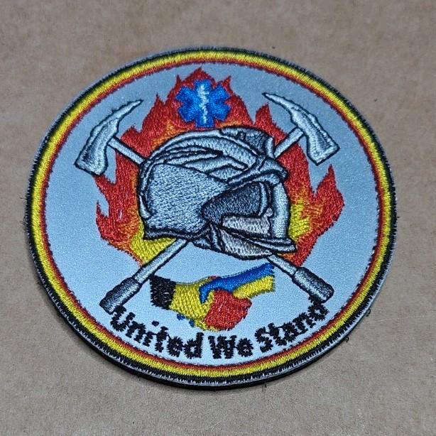 Brandweer Badge United We Stand, Verzamelen, Militaria | Algemeen, Embleem of Badge, Ophalen of Verzenden
